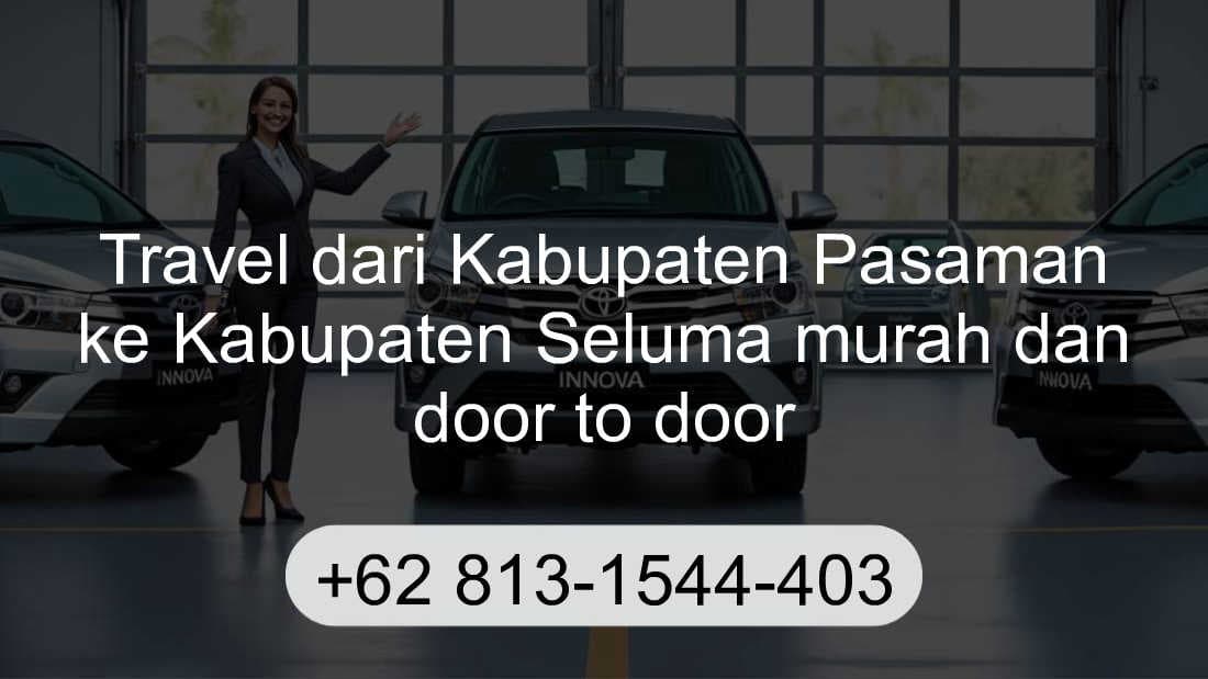Travel Kabupaten Pasaman Kabupaten Seluma