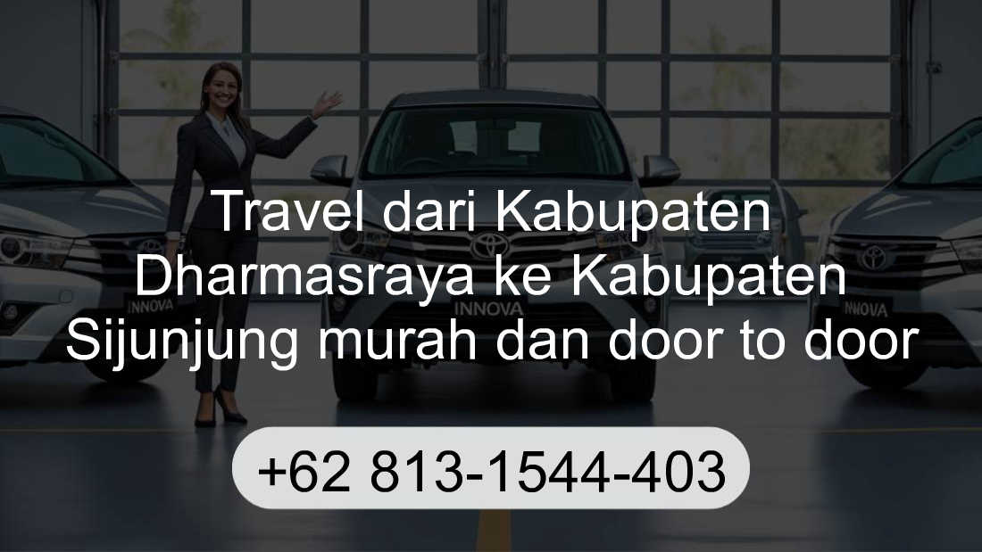 Travel Kabupaten Dharmasraya Kabupaten Sijunjung