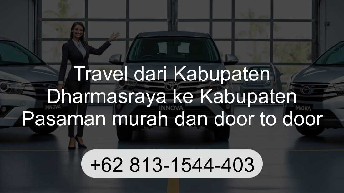 Travel Kabupaten Dharmasraya Kabupaten Pasaman