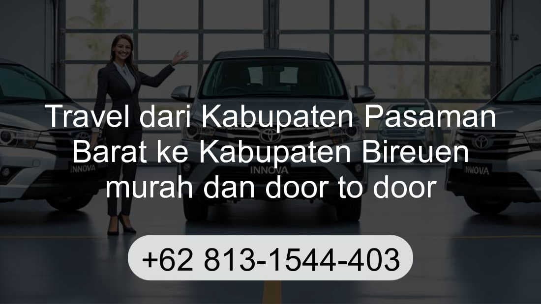 Travel Kabupaten Pasaman Barat Kabupaten Bireuen