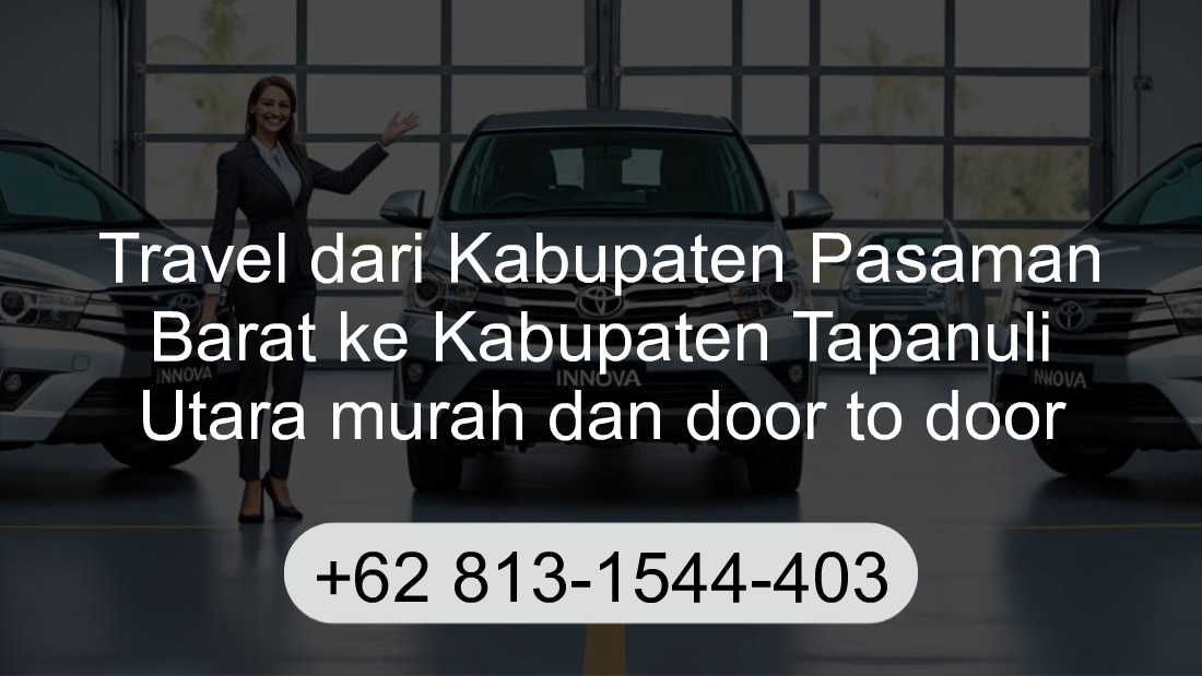 Travel Kabupaten Pasaman Barat Kabupaten Tapanuli Utara