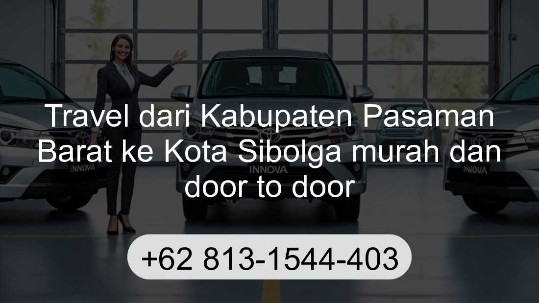 Travel Kabupaten Pasaman Barat Kota Sibolga