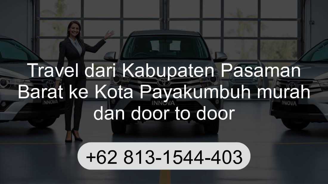 Travel Kabupaten Pasaman Barat Kota Payakumbuh