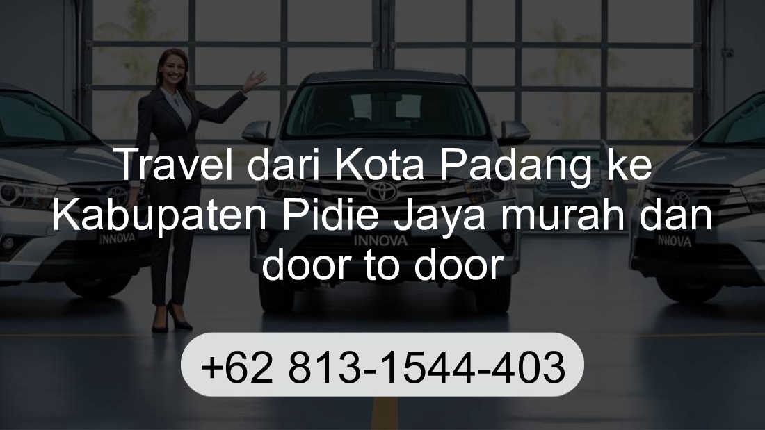 Travel Kota Padang Kabupaten Pidie Jaya
