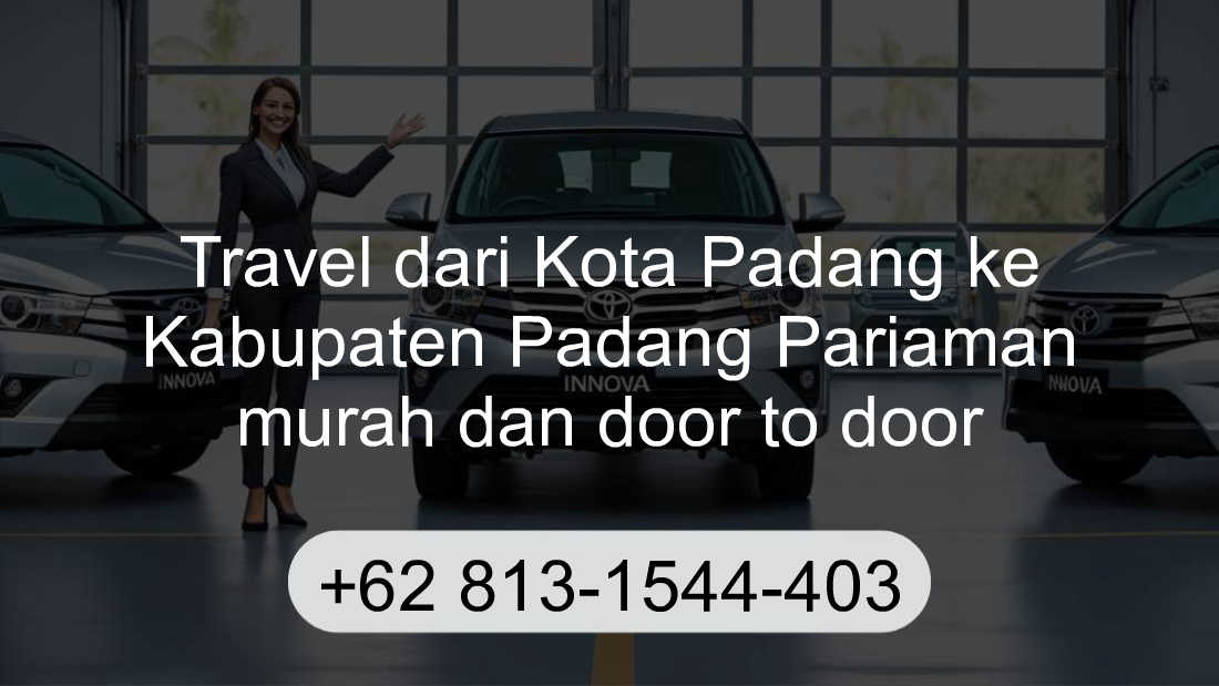Travel Kota Padang Kabupaten Padang Pariaman