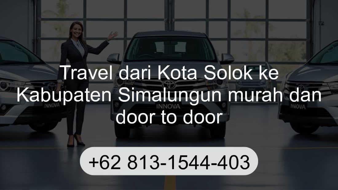 Travel Kota Solok Kabupaten Simalungun
