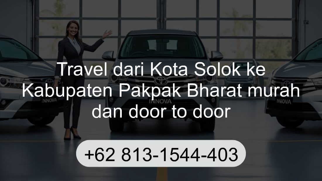 Travel Kota Solok Kabupaten Pakpak Bharat