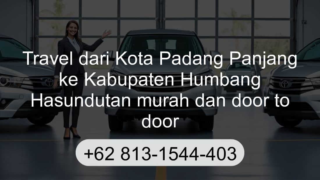 Travel Kota Padang Panjang Kabupaten Humbang Hasundutan