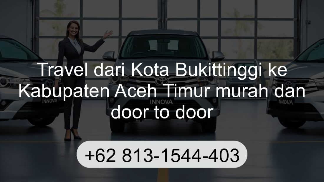 Travel Kota Bukittinggi Kabupaten Aceh Timur