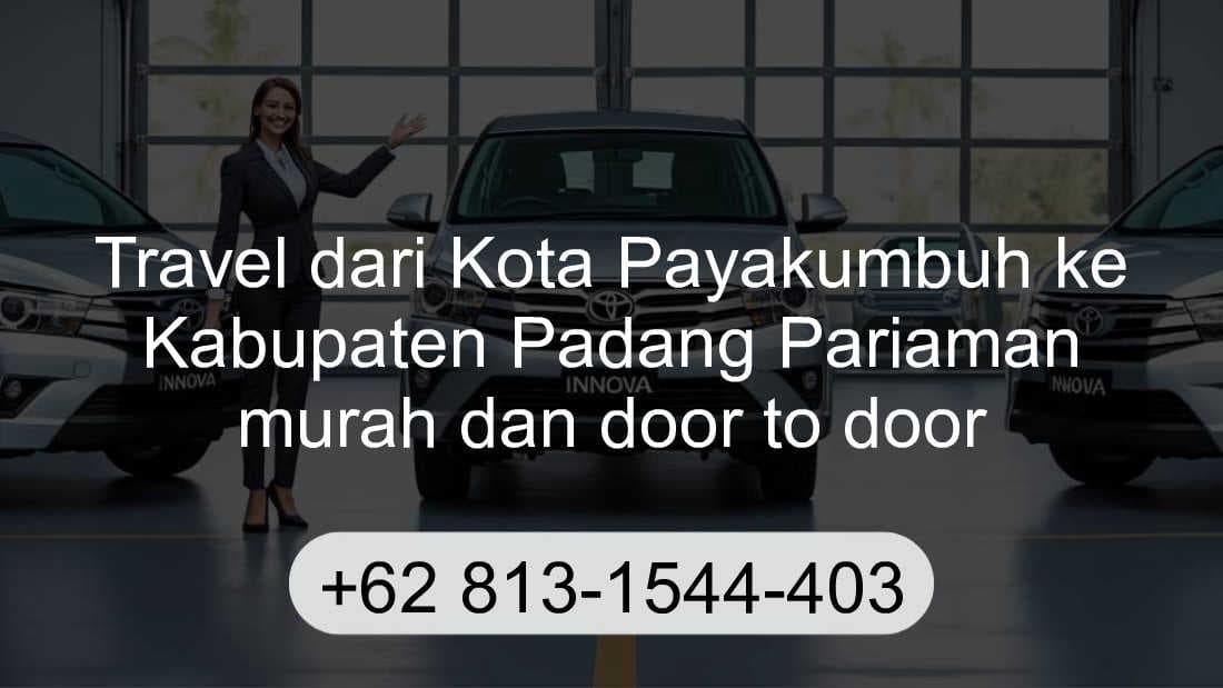 Travel Kota Payakumbuh Kabupaten Padang Pariaman