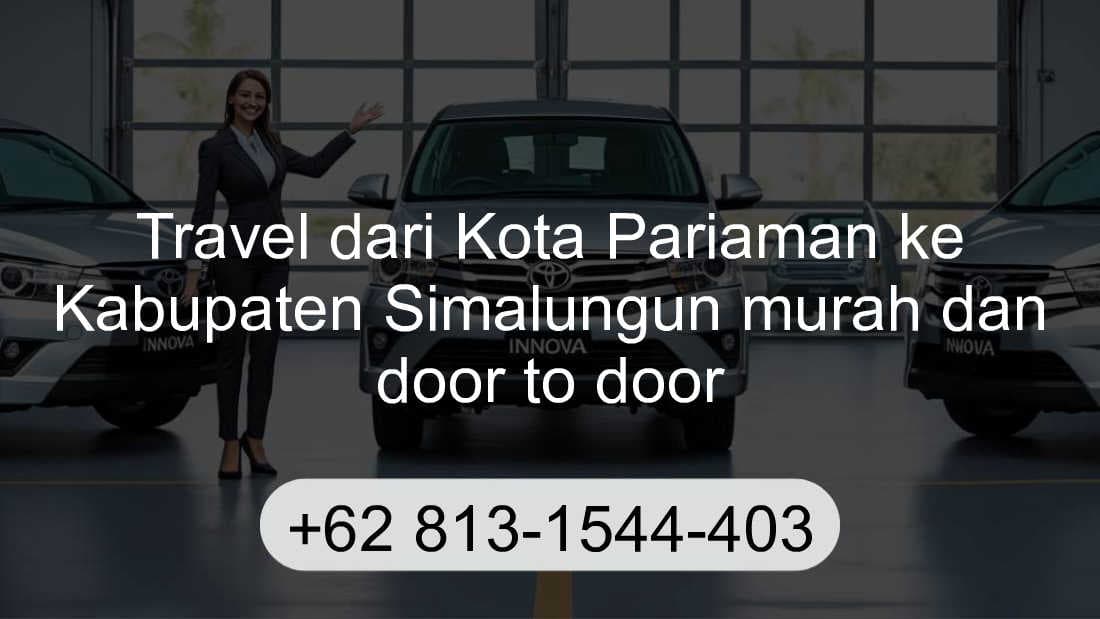 Travel Kota Pariaman Kabupaten Simalungun
