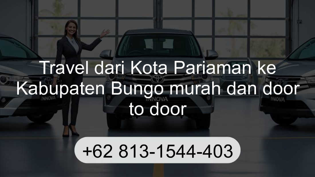 Travel Kota Pariaman Kabupaten Bungo