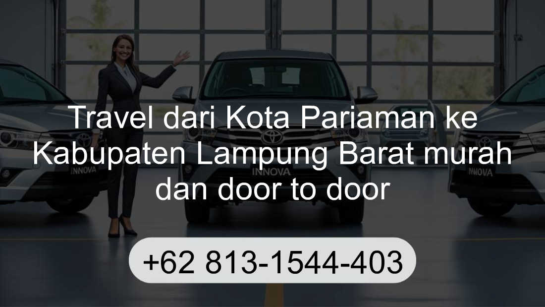 Travel Kota Pariaman Kabupaten Lampung Barat