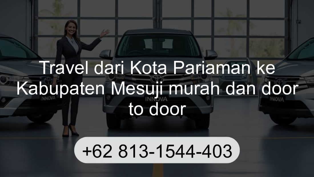 Travel Kota Pariaman Kabupaten Mesuji