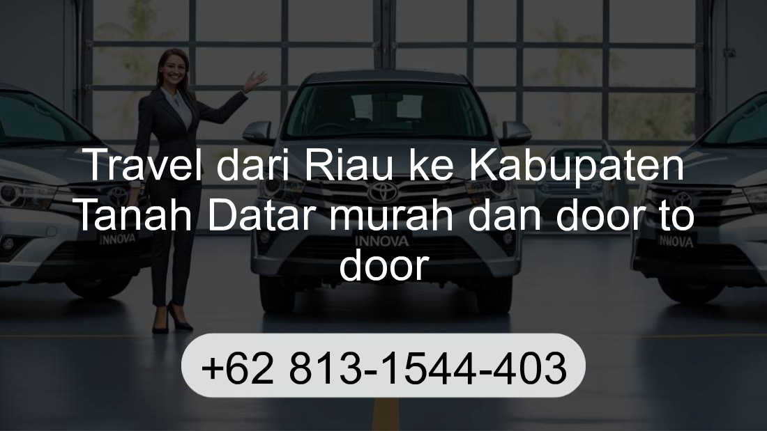 Travel Riau Kabupaten Tanah Datar