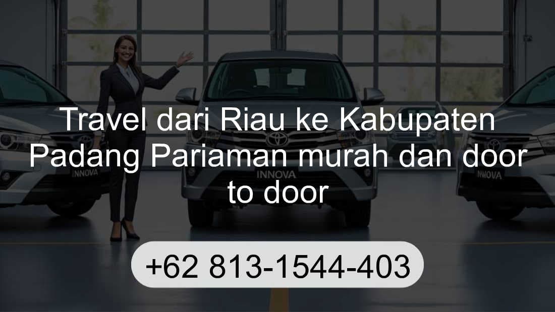 Travel Riau Kabupaten Padang Pariaman