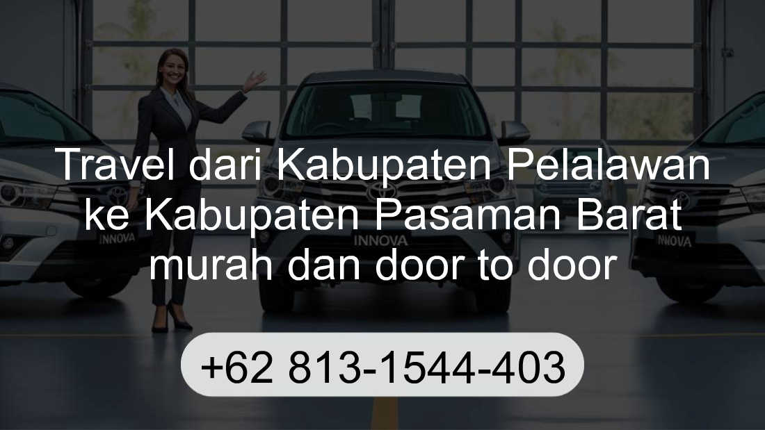 Travel Kabupaten Pelalawan Kabupaten Pasaman Barat