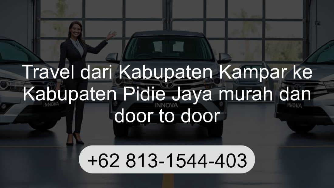 Travel Kabupaten Kampar Kabupaten Pidie Jaya