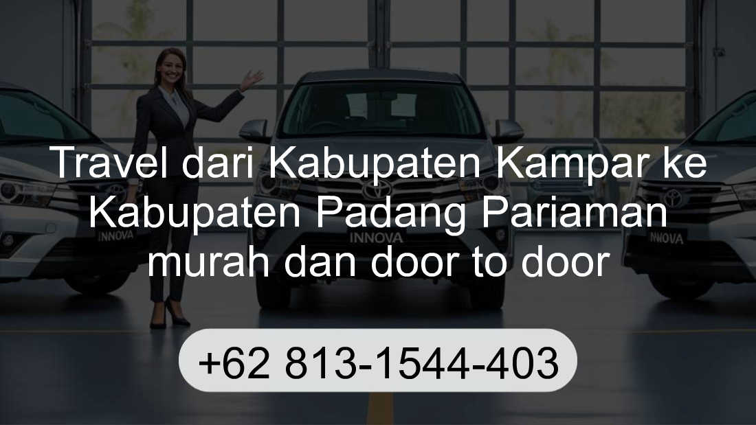 Travel Kabupaten Kampar Kabupaten Padang Pariaman