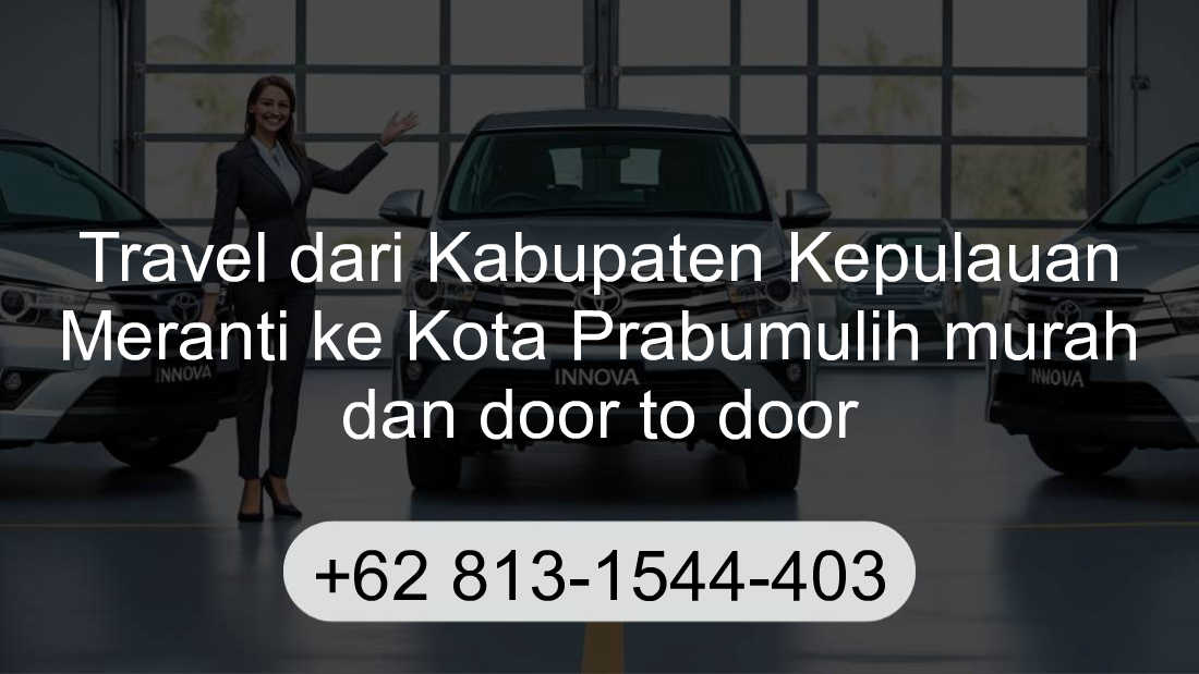 Travel Kabupaten Kepulauan Meranti Kota Prabumulih