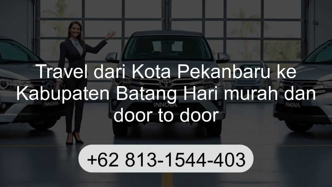 Travel Kota Pekanbaru Kabupaten Batang Hari