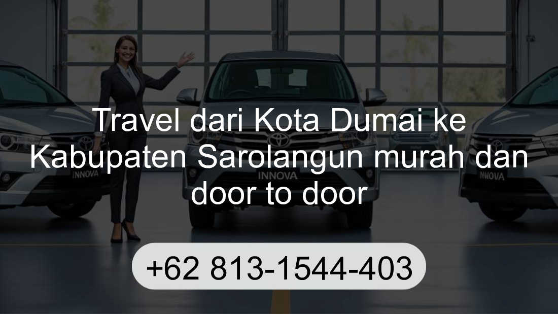 Travel Kota Dumai Kabupaten Sarolangun