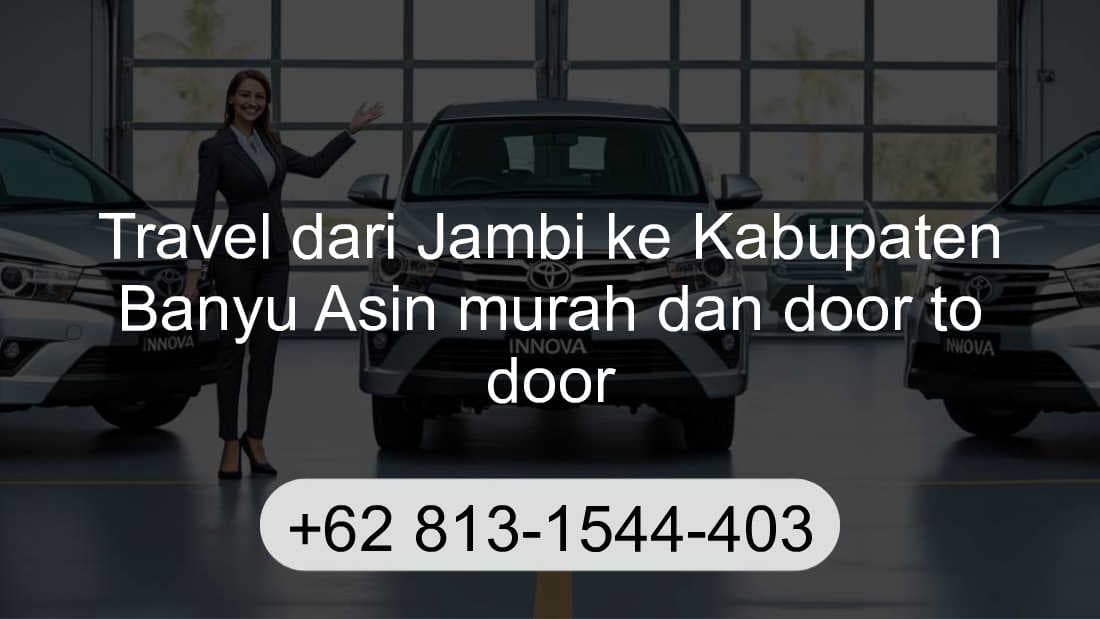 Travel Jambi Kabupaten Banyu Asin