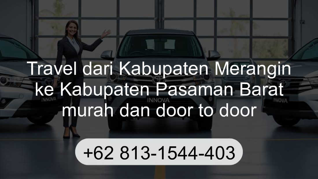 Travel Kabupaten Merangin Kabupaten Pasaman Barat