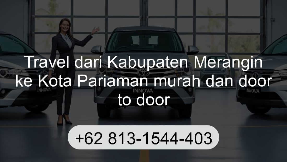 Travel Kabupaten Merangin Kota Pariaman