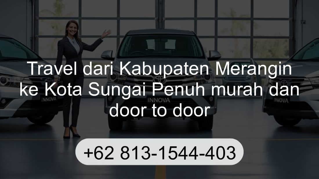 Travel Kabupaten Merangin Kota Sungai Penuh