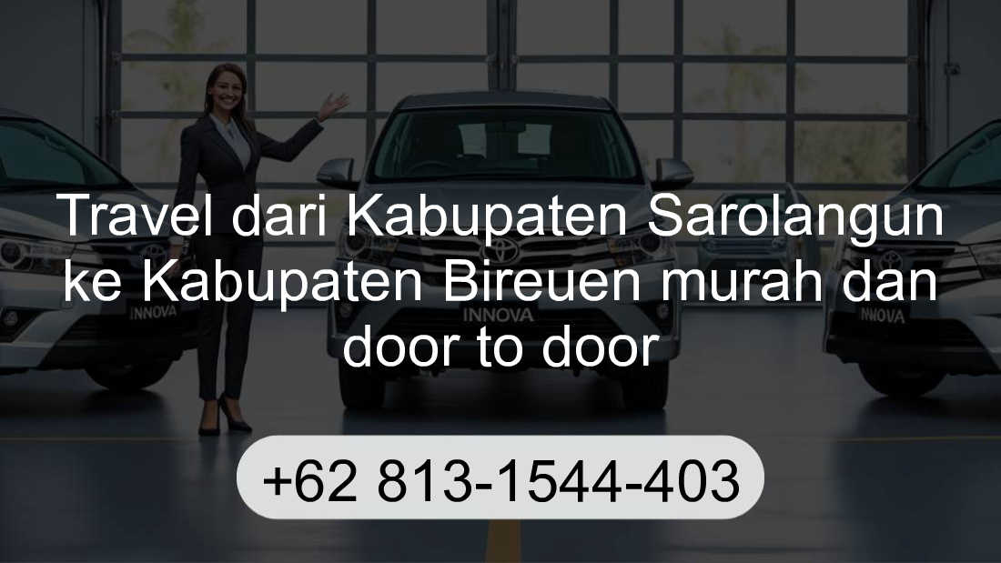 Travel Kabupaten Sarolangun Kabupaten Bireuen