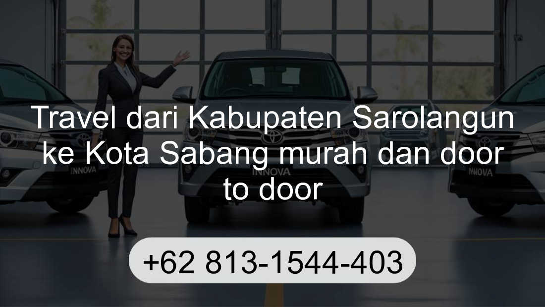 Travel Kabupaten Sarolangun Kota Sabang