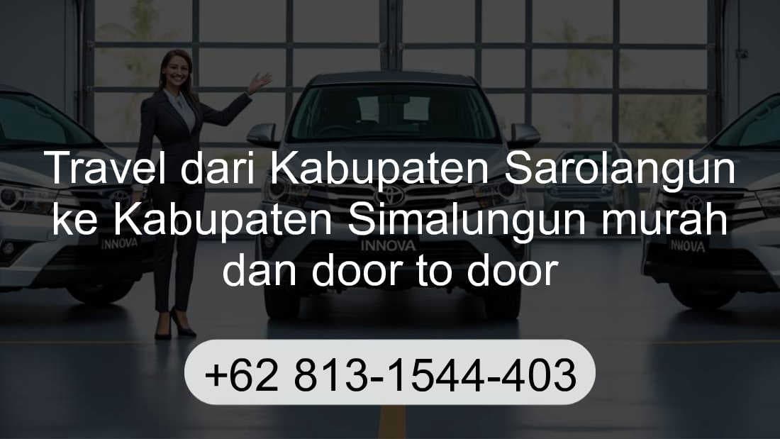 Travel Kabupaten Sarolangun Kabupaten Simalungun