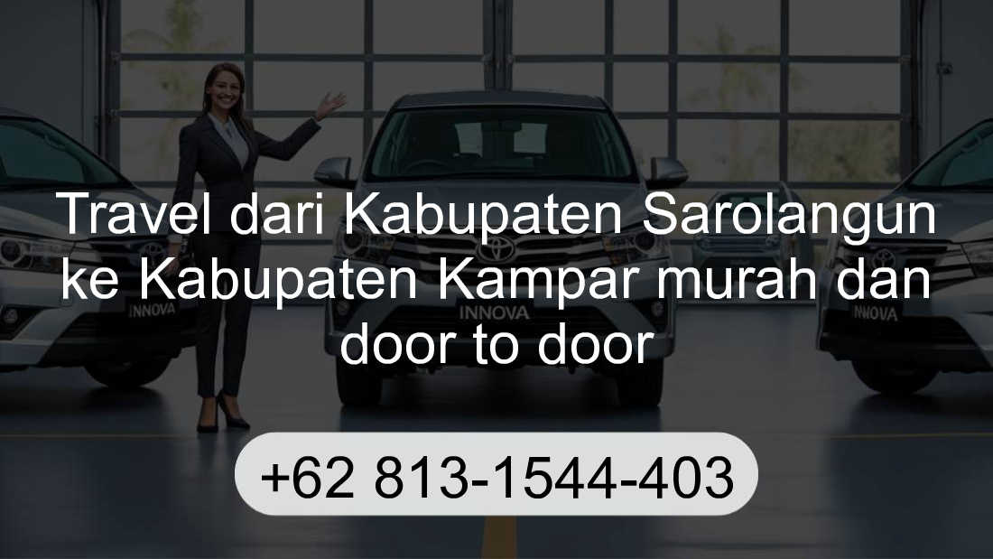 Travel Kabupaten Sarolangun Kabupaten Kampar