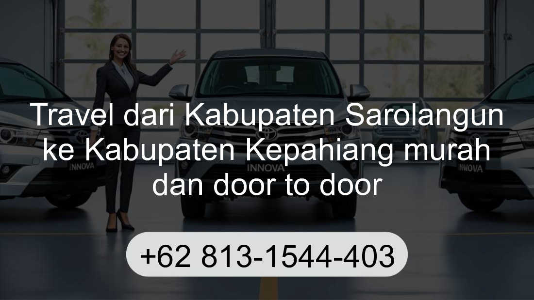 Travel Kabupaten Sarolangun Kabupaten Kepahiang