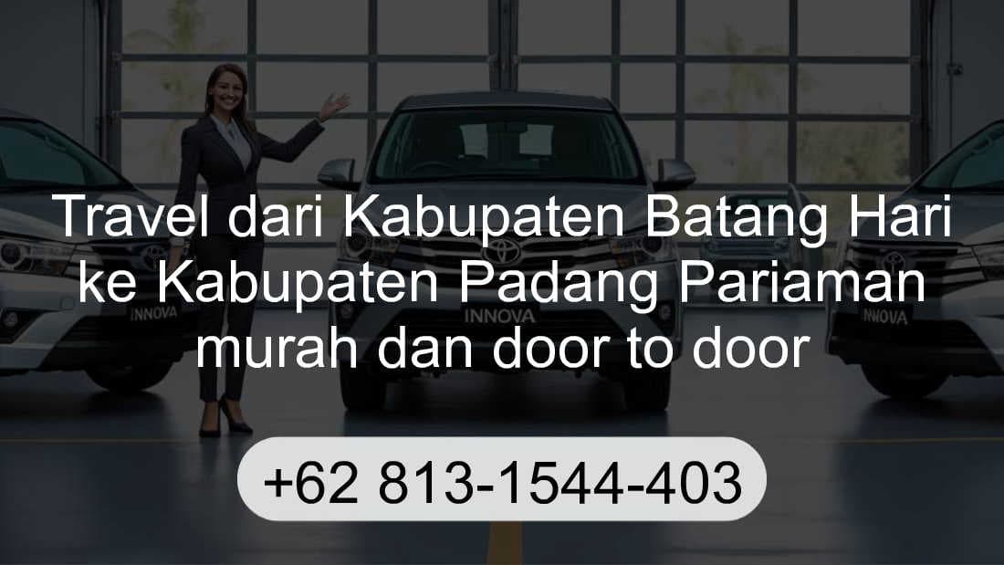 Travel Kabupaten Batang Hari Kabupaten Padang Pariaman