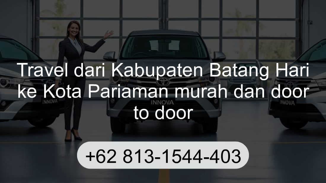 Travel Kabupaten Batang Hari Kota Pariaman