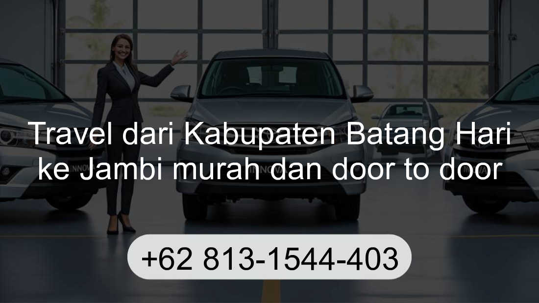 Travel Kabupaten Batang Hari Jambi