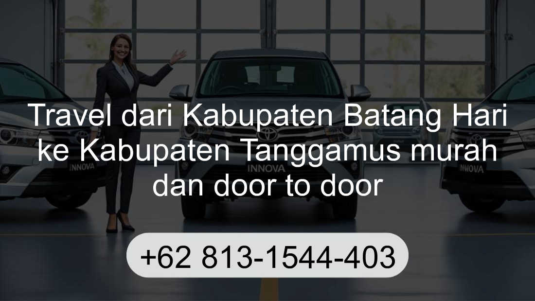 Travel Kabupaten Batang Hari Kabupaten Tanggamus
