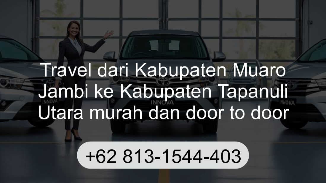 Travel Kabupaten Muaro Jambi Kabupaten Tapanuli Utara