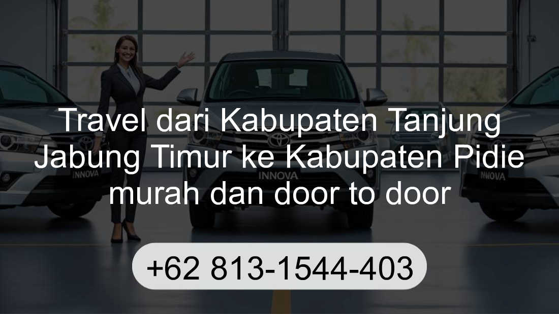 Travel Kabupaten Tanjung Jabung Timur Kabupaten Pidie