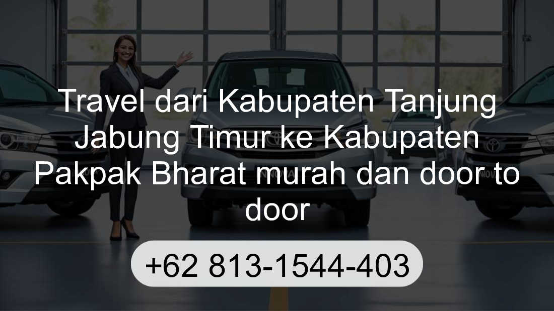 Travel Kabupaten Tanjung Jabung Timur Kabupaten Pakpak Bharat
