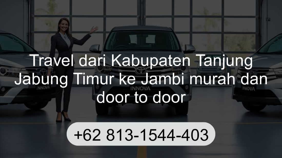 Travel Kabupaten Tanjung Jabung Timur Jambi