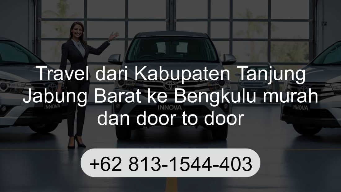 Travel Kabupaten Tanjung Jabung Barat Bengkulu