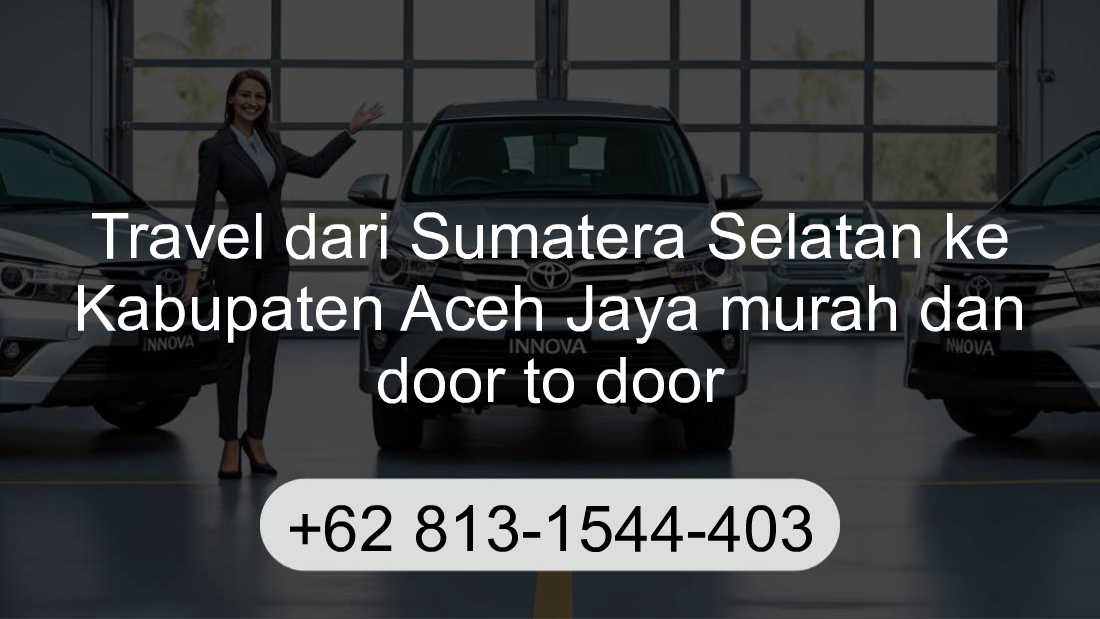 Travel Sumatera Selatan Kabupaten Aceh Jaya