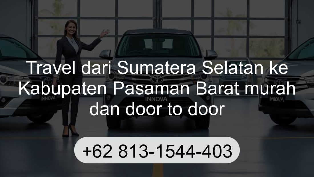 Travel Sumatera Selatan Kabupaten Pasaman Barat