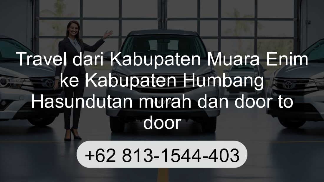 Travel Kabupaten Muara Enim Kabupaten Humbang Hasundutan