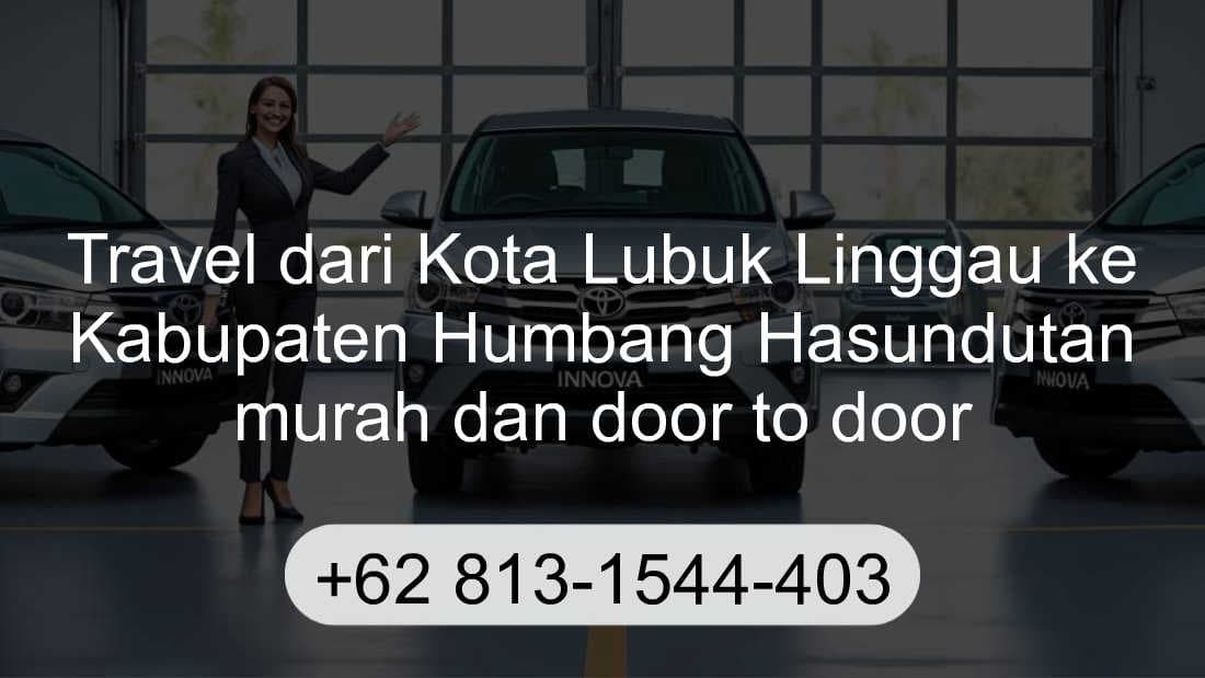 Travel Kota Lubuk Linggau Kabupaten Humbang Hasundutan
