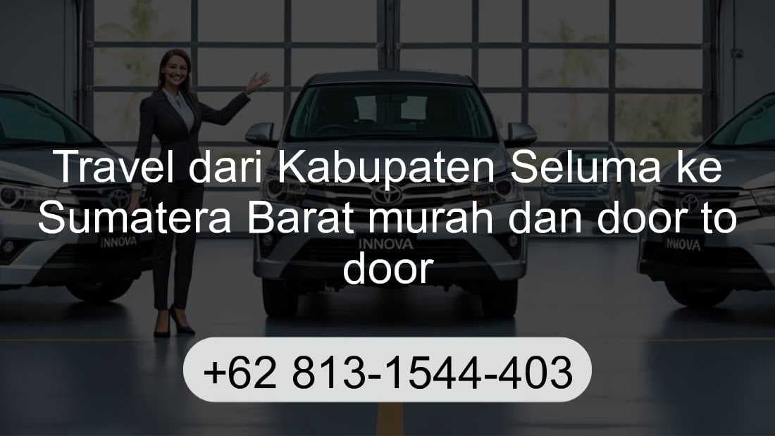 Travel Kabupaten Seluma Sumatera Barat
