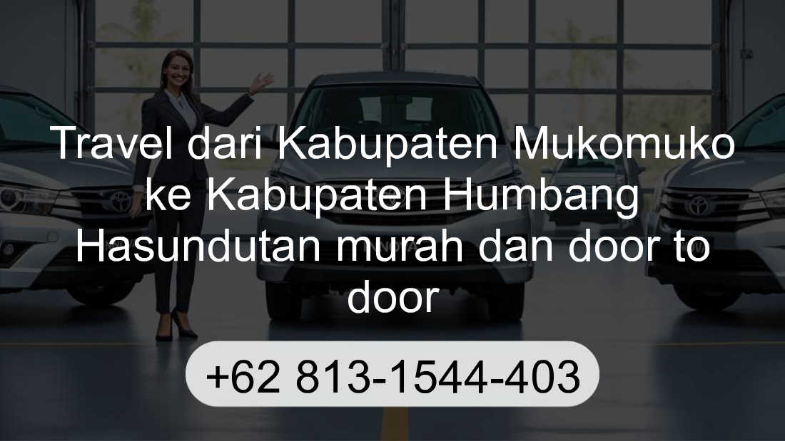 Travel Kabupaten Mukomuko Kabupaten Humbang Hasundutan